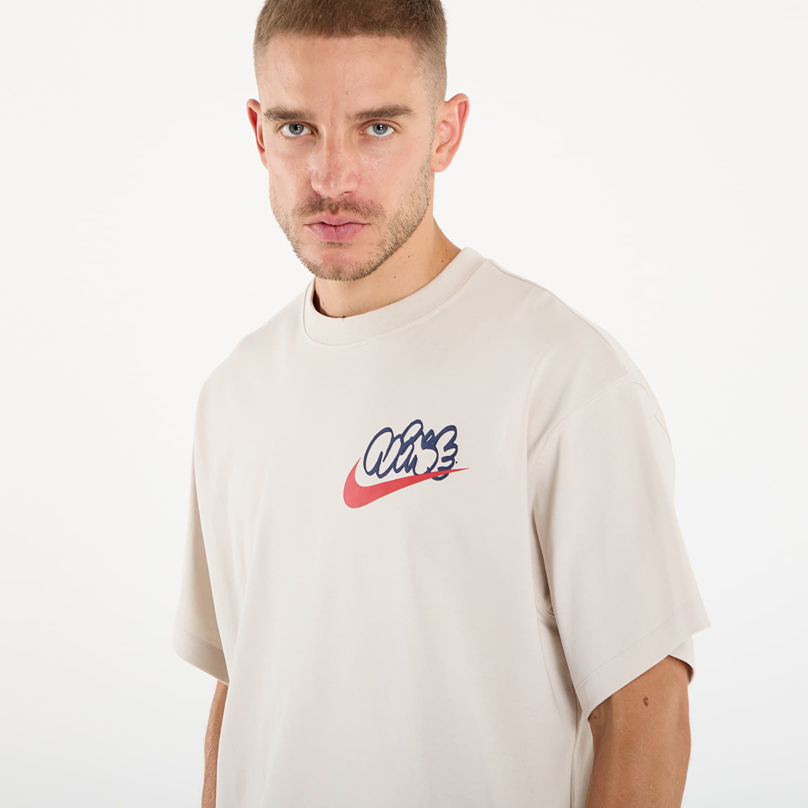 T-shirts Nike Solo Swoosh Men's T-Shirt Lt Orewood Brn