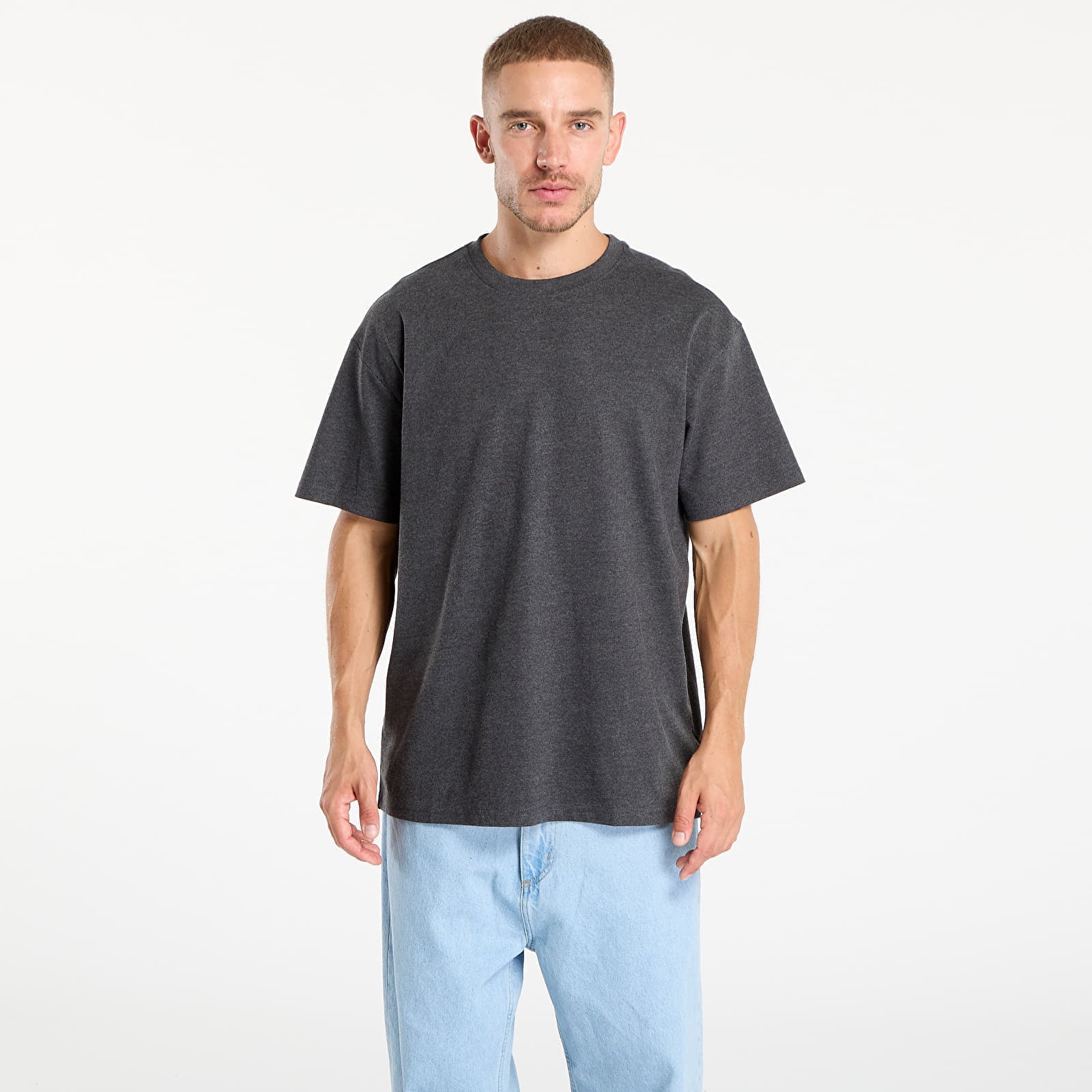 Tricou Urban Classics Heavy Oversized Tee Charcoal M