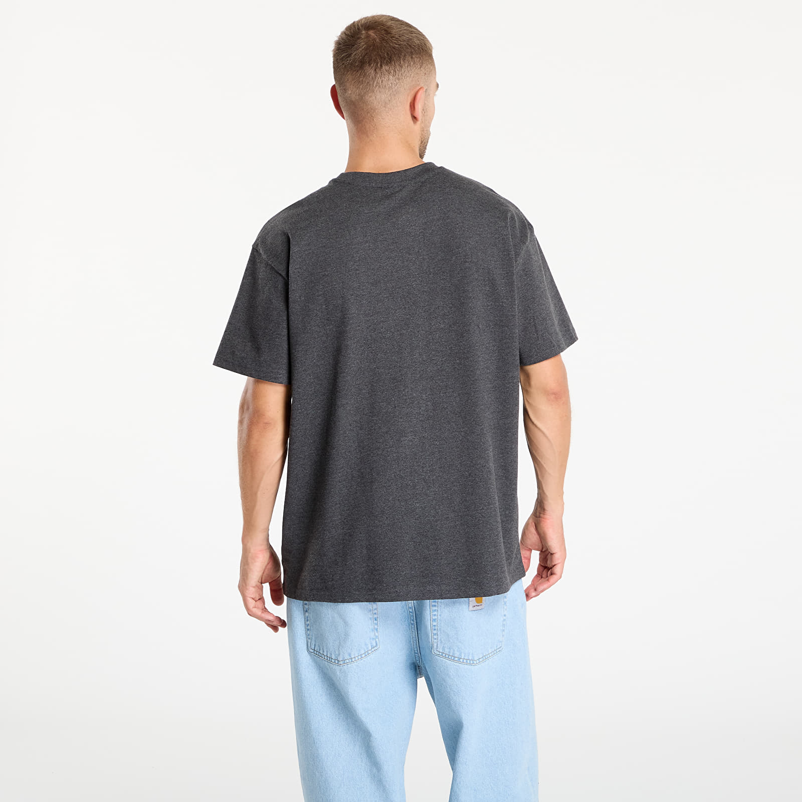 T-Shirts Urban Classics Heavy Oversized Tee Charcoal