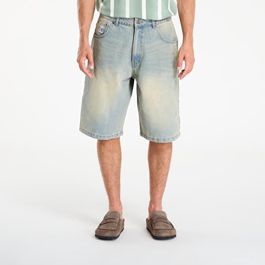 Shorts Karl Kani OG Denim Baggy Jorts Bleached Blue