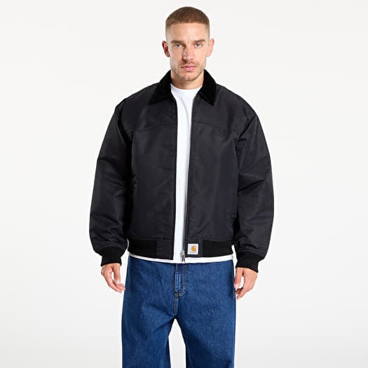 Jacke Carhartt WIP Santa Fe Alumni Jacket Black/ Scarlet