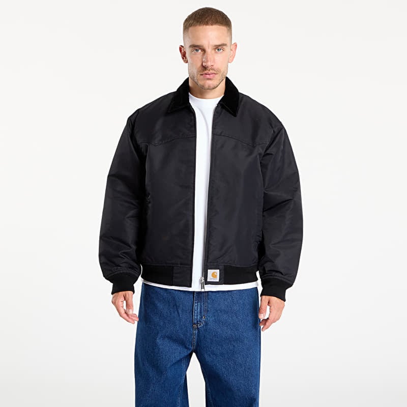 Veste Carhartt WIP Santa Fe Alumni Jacket Black/ Scarlet