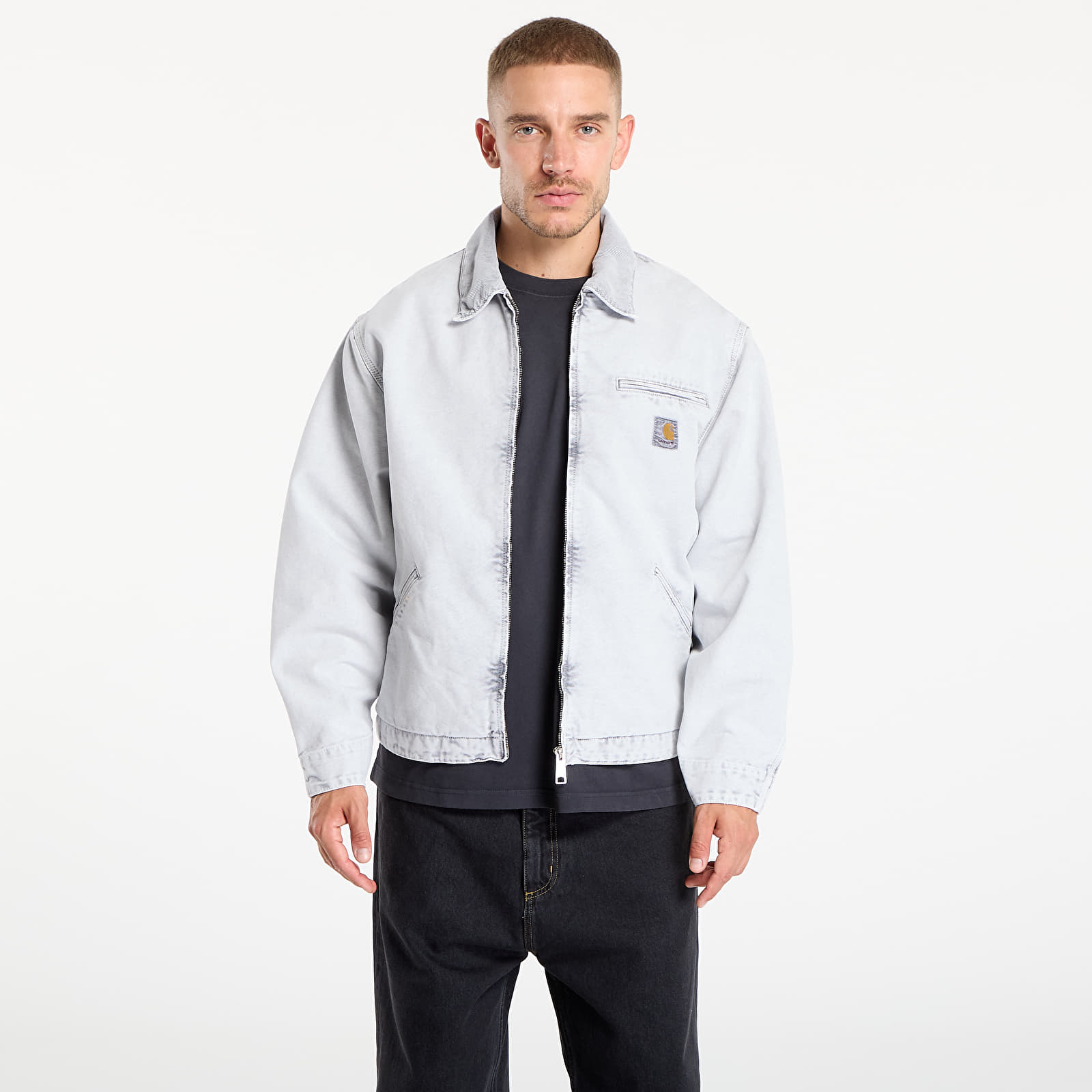 Jacken Carhartt WIP OG Detroit Jacket Black/ Black Chalk Wash