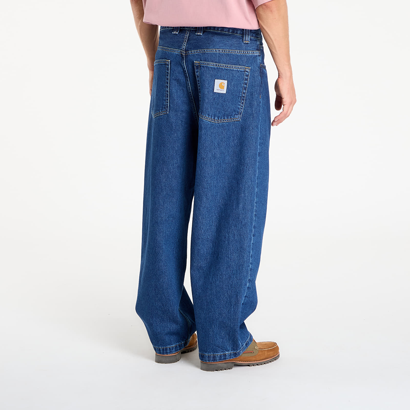 Férfi farmerek Carhartt WIP Brandon Pant Blue Stone Washed