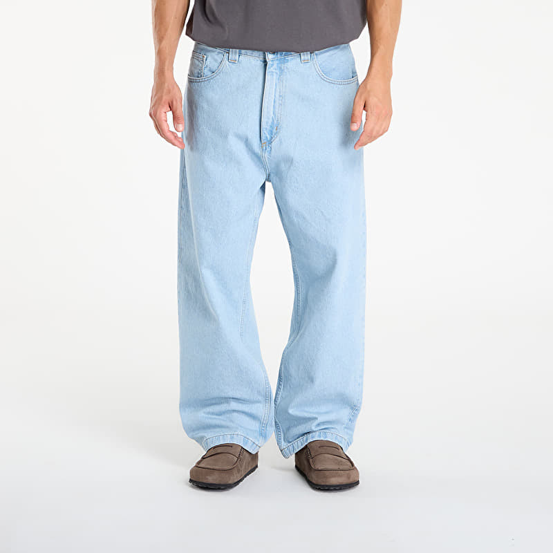 Carhartt WIP Brandon Pant Blue Heavy Stone Bleached