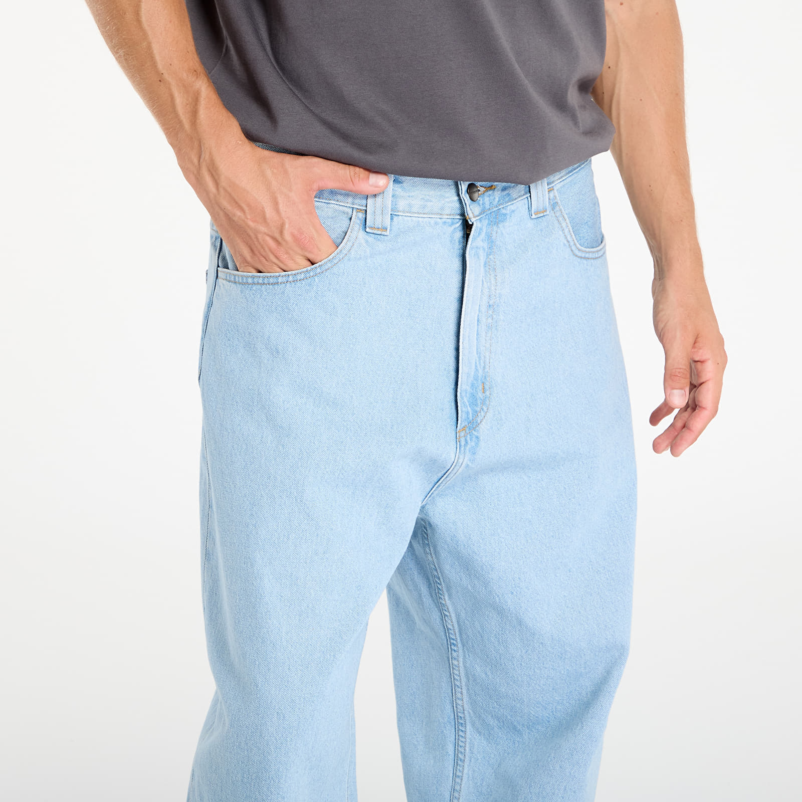 Jeans Carhartt WIP Brandon Pant Blue Heavy Stone Bleached