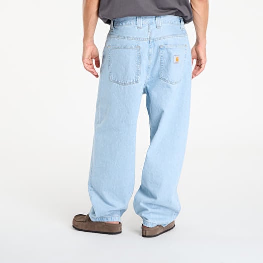 Carhartt WIP Brandon Pant Blue Heavy Stone Bleached | Queens