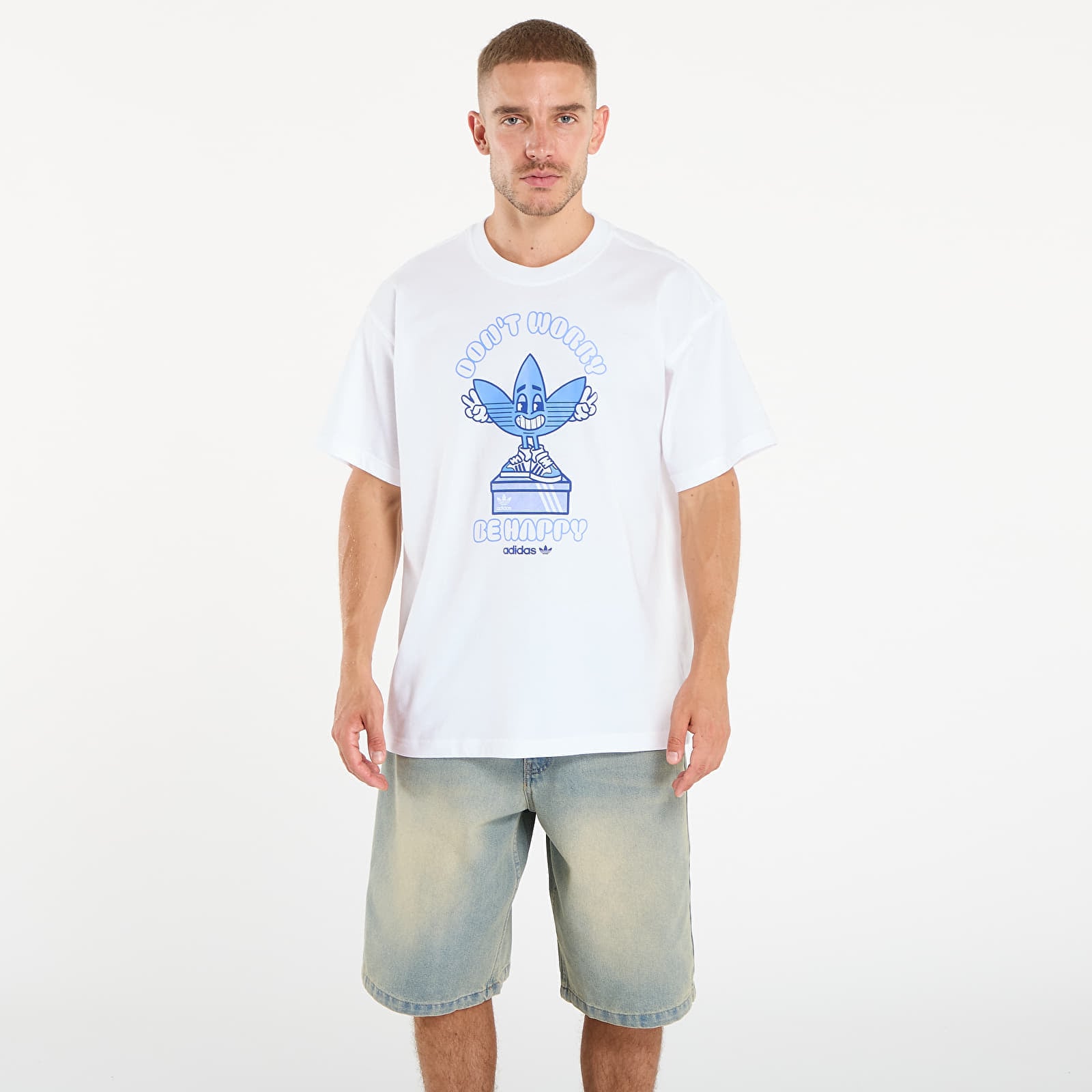 Tricou adidas Smile Treffy T White L