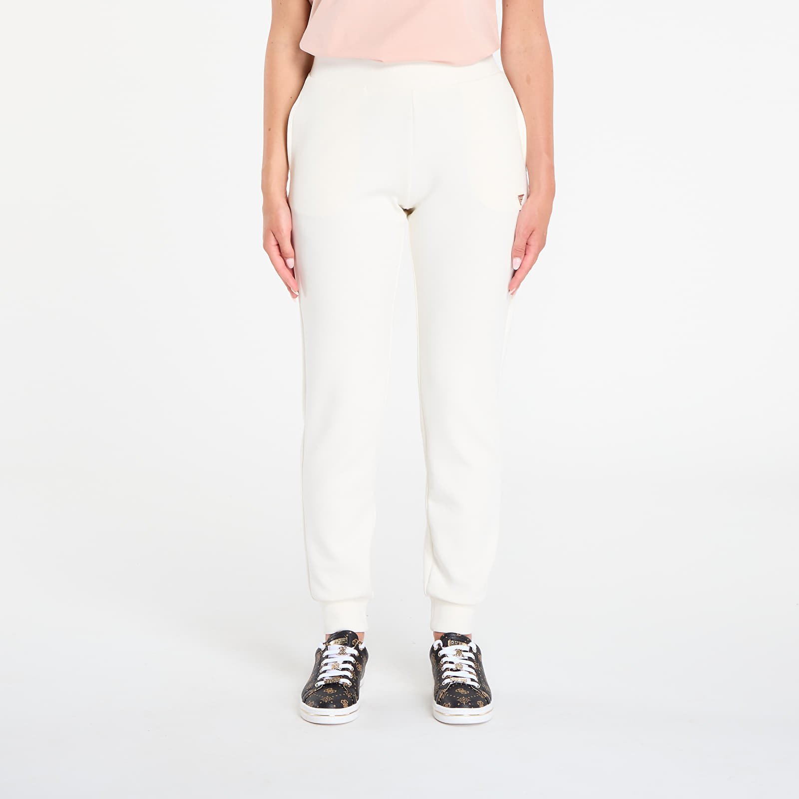 Pants GUESS Olympe Long Pants Cream