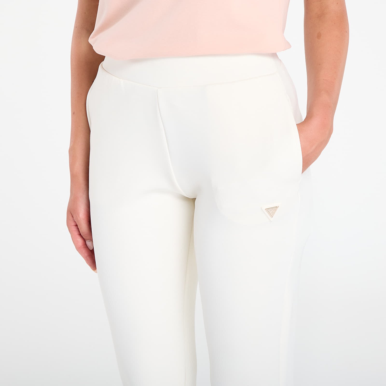 Pants GUESS Olympe Long Pants Cream