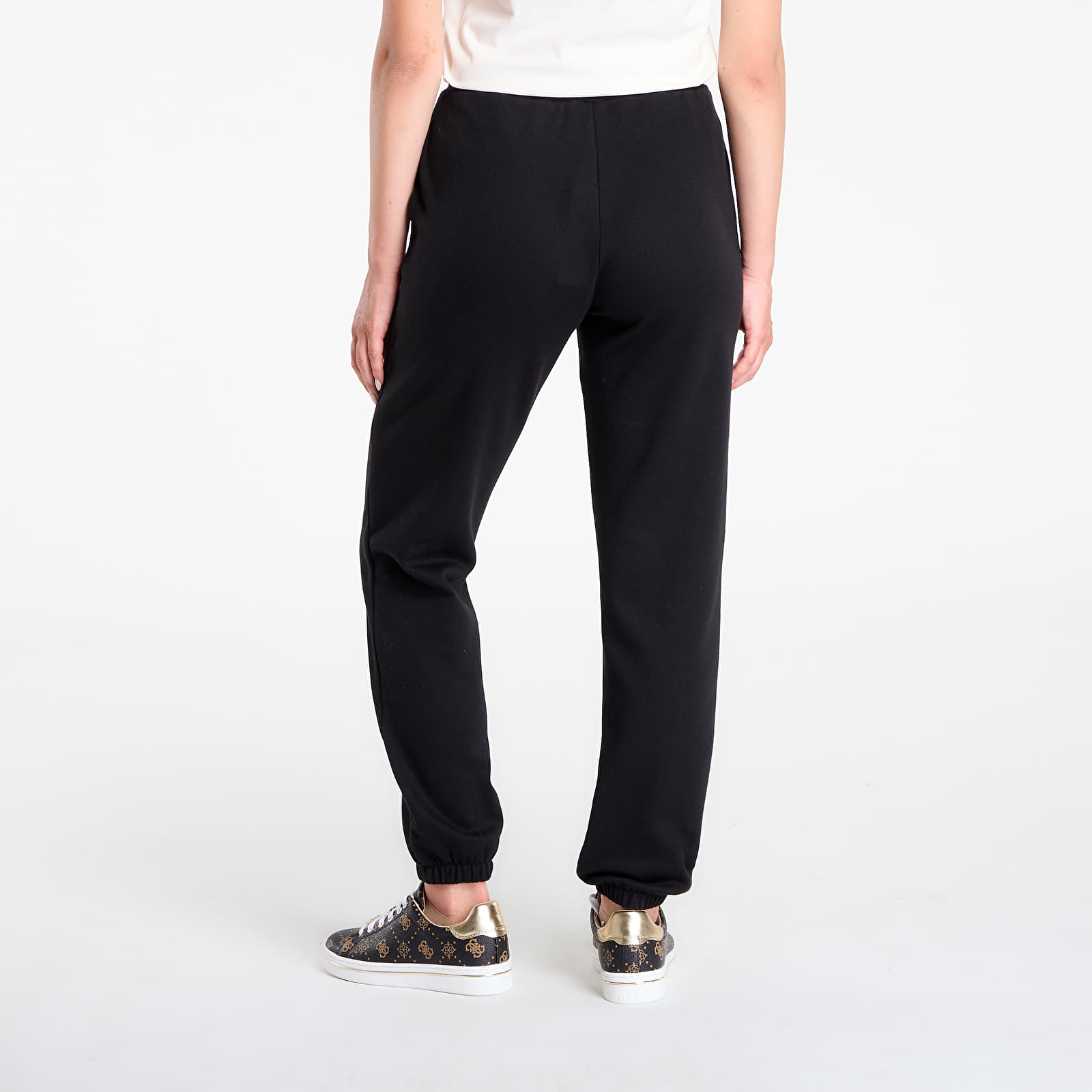Sweatpants GUESS Roberta Cuff Long Pants Black