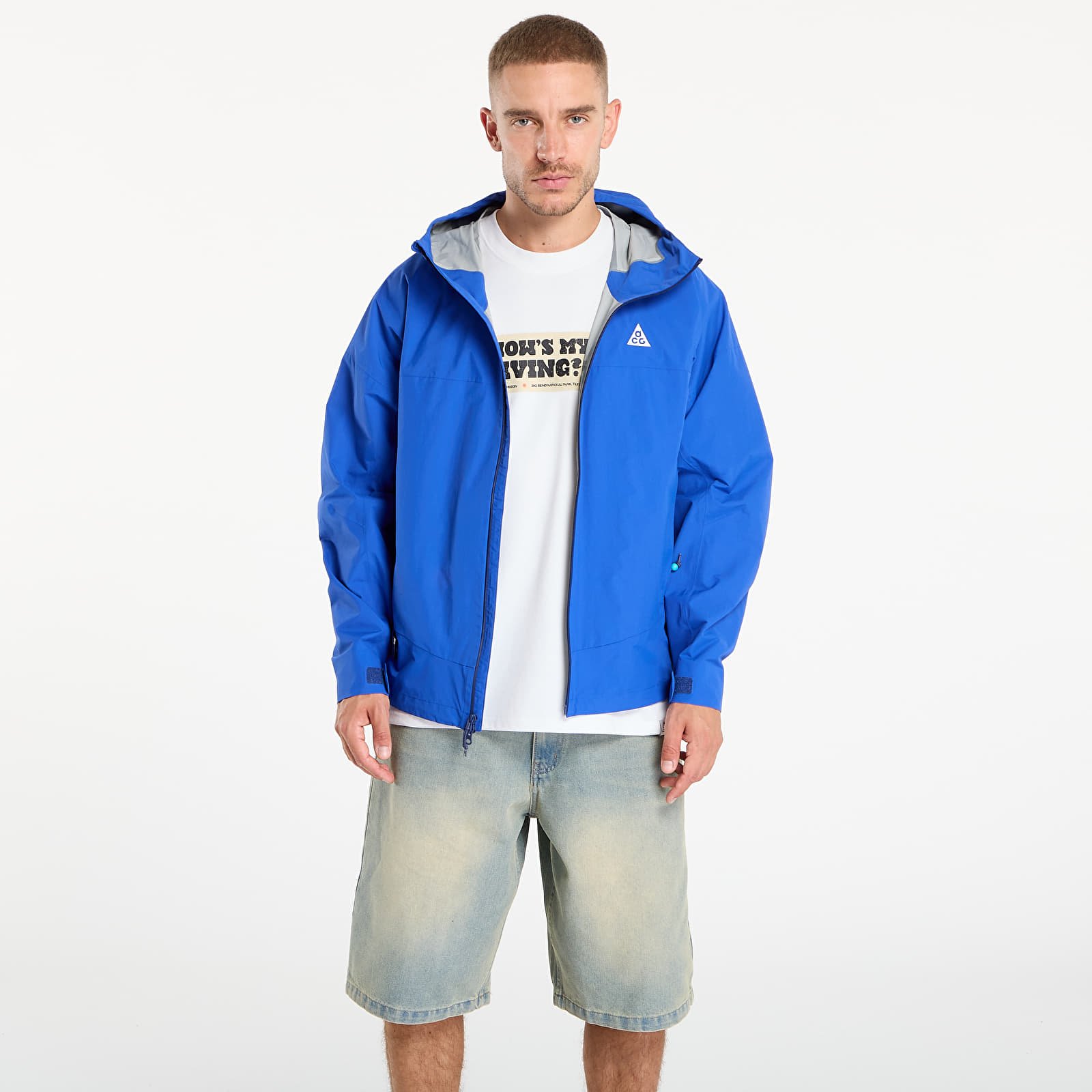 Moške jakne Nike ACG "Morpho" Men's Storm-FIT ADV Rain Jacket Game Royal/ Blue Void/ Summit White