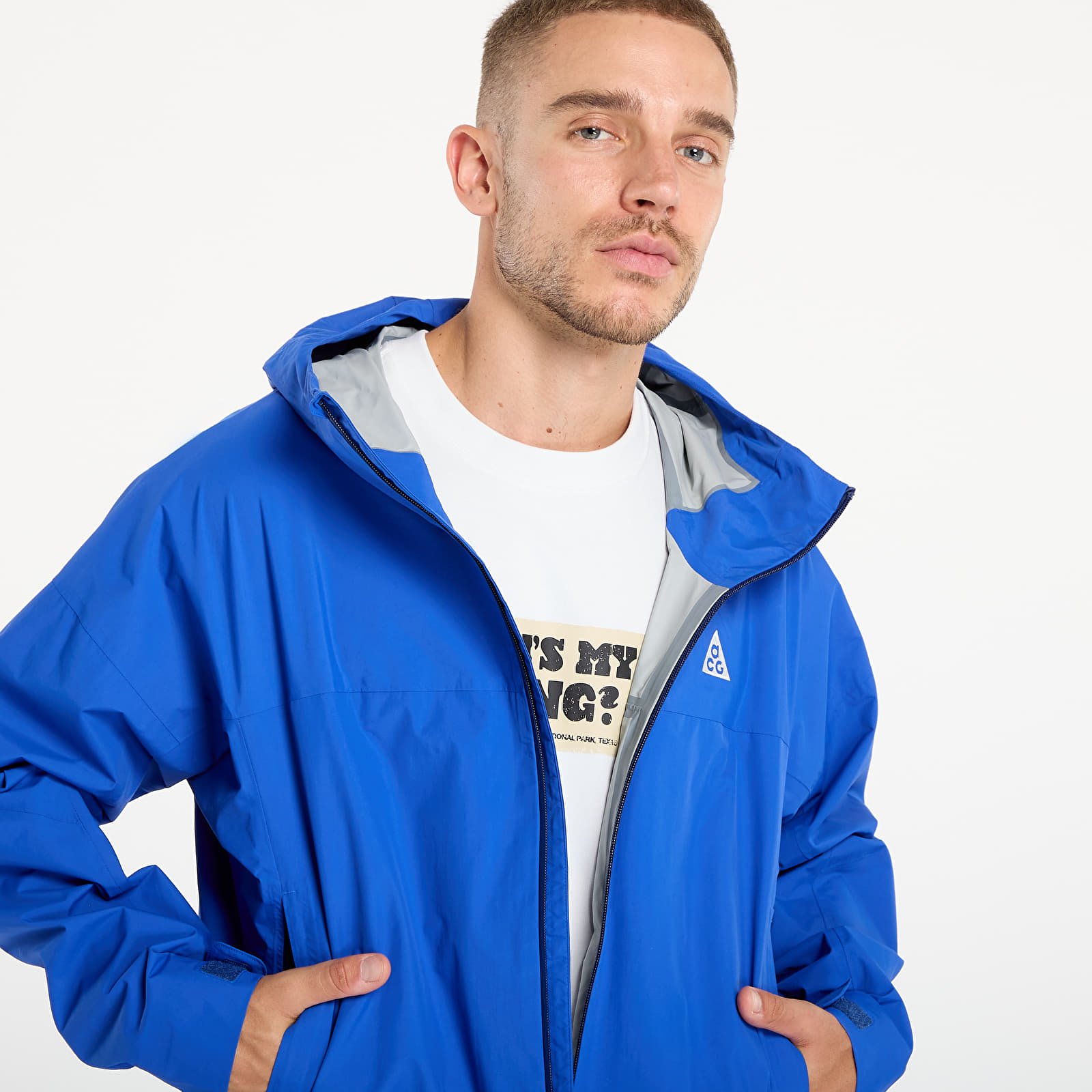 Moške jakne Nike ACG "Morpho" Men's Storm-FIT ADV Rain Jacket Game Royal/ Blue Void/ Summit White