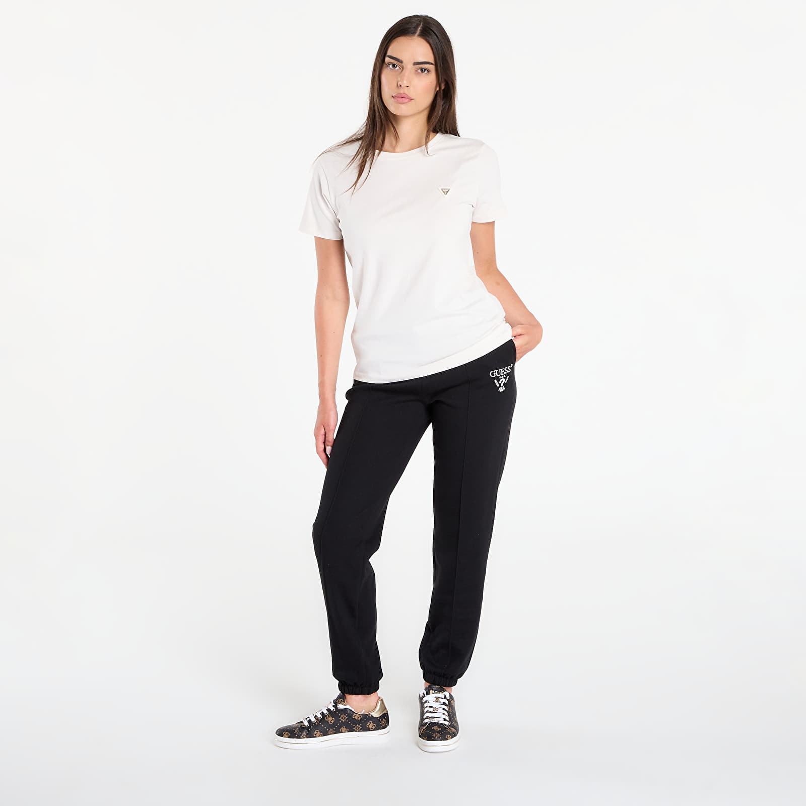 T-shirts GUESS Colette T-Shirt Beige