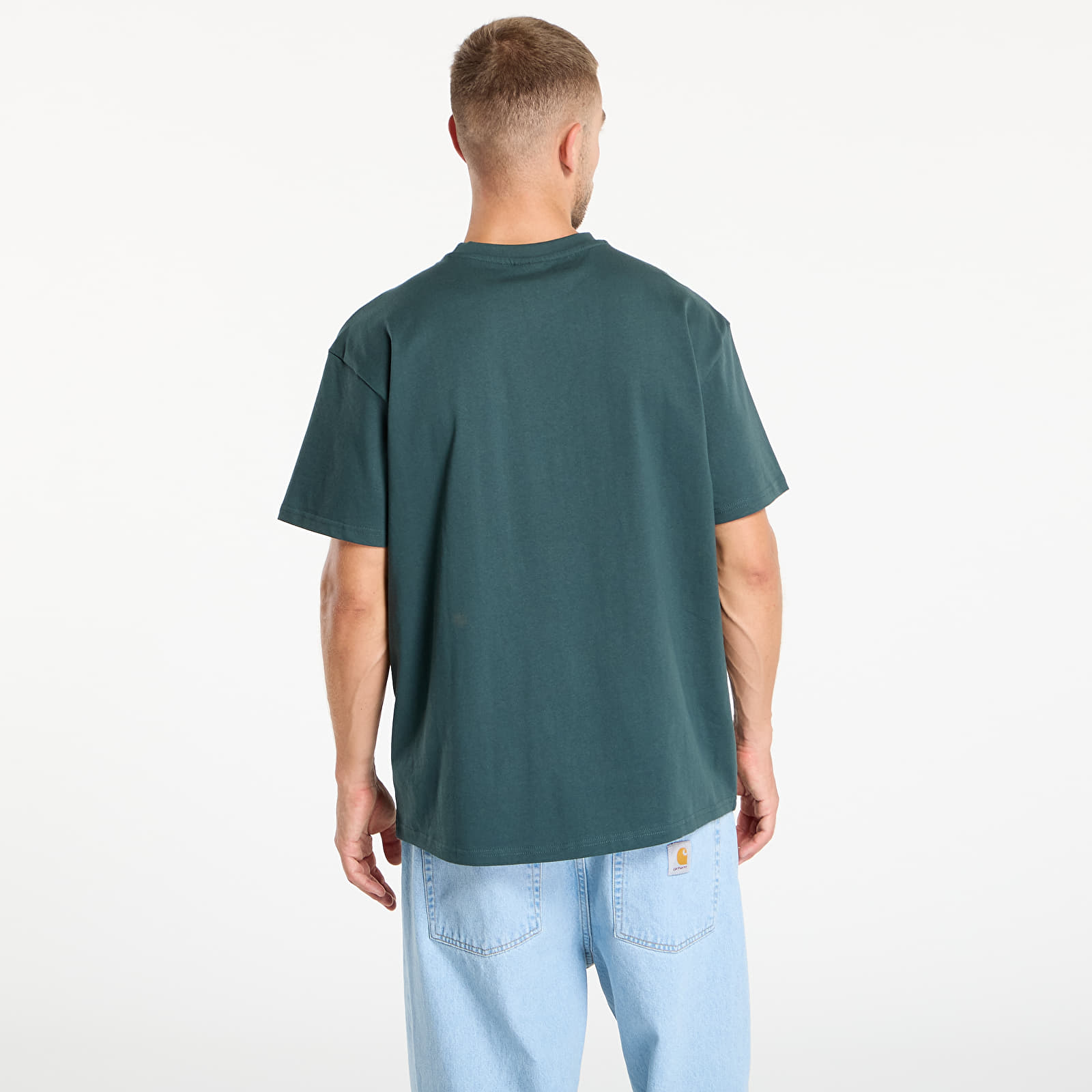 T-Shirts Urban Classics Heavy Oversized Tee Bottle Green