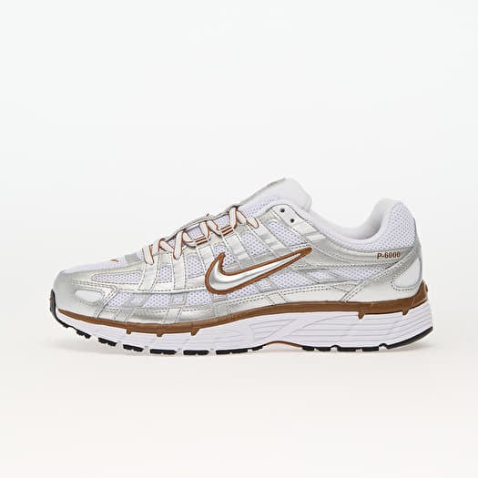 Nike W P-6000 White/ Metallic Silver-Lt British Tan-Sail