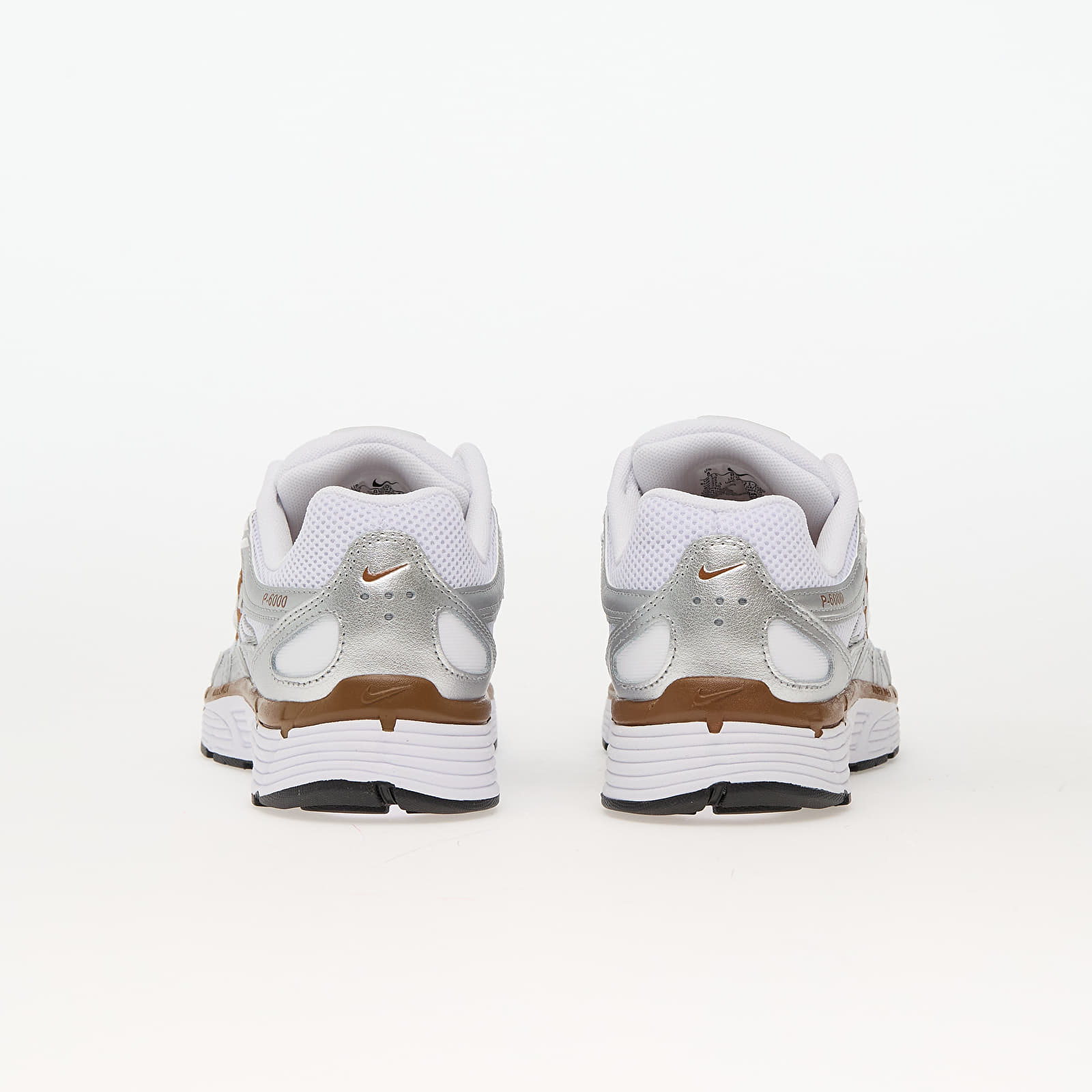 Women's sneakers and shoes Nike W P-6000 White/ Metallic Silver-Lt British Tan-Sail