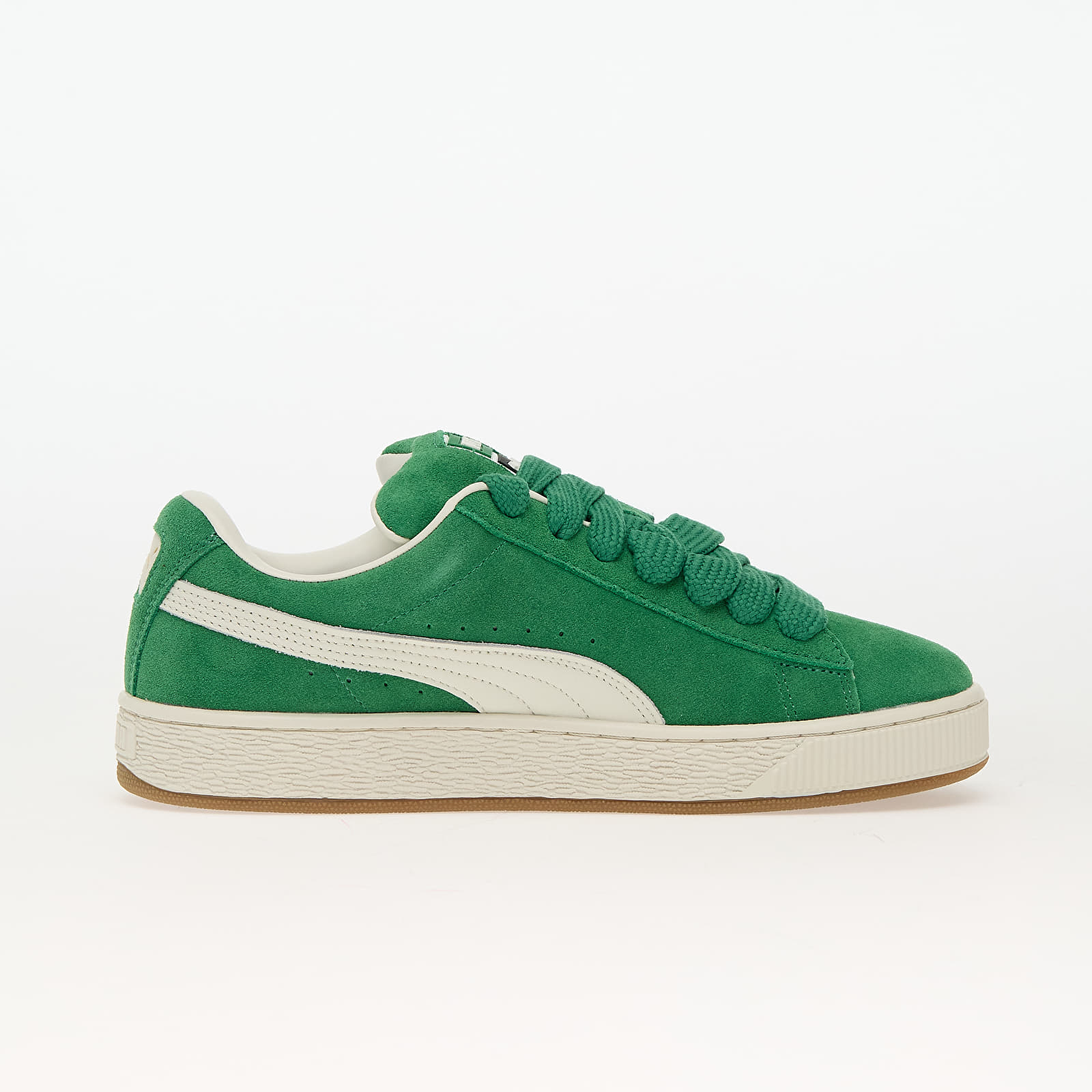 Men's sneakers and shoes Puma Suede XL Archive Green-Vapor Gray