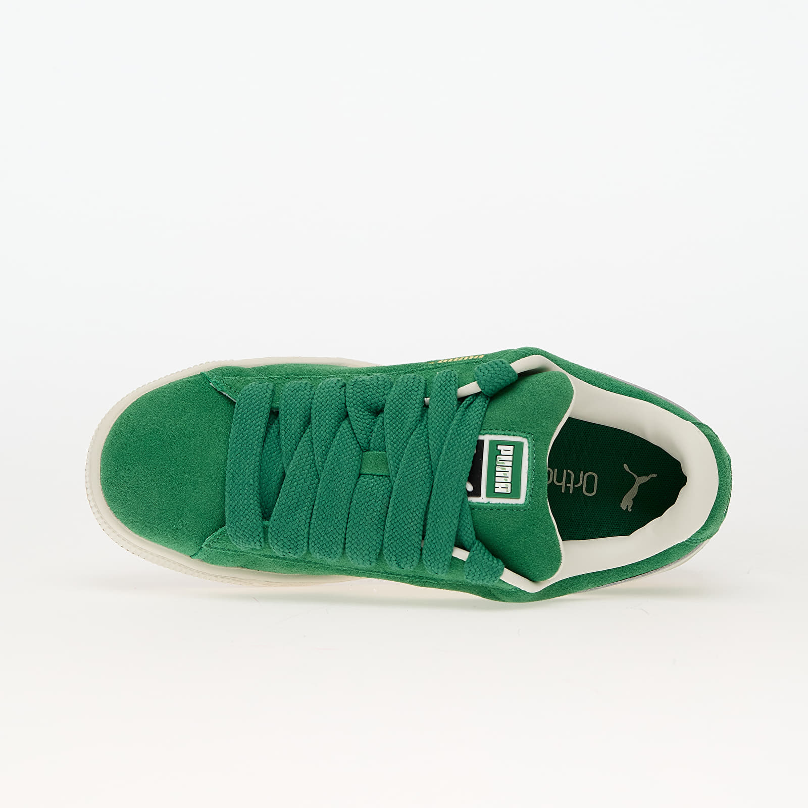 Men's sneakers and shoes Puma Suede XL Archive Green-Vapor Gray