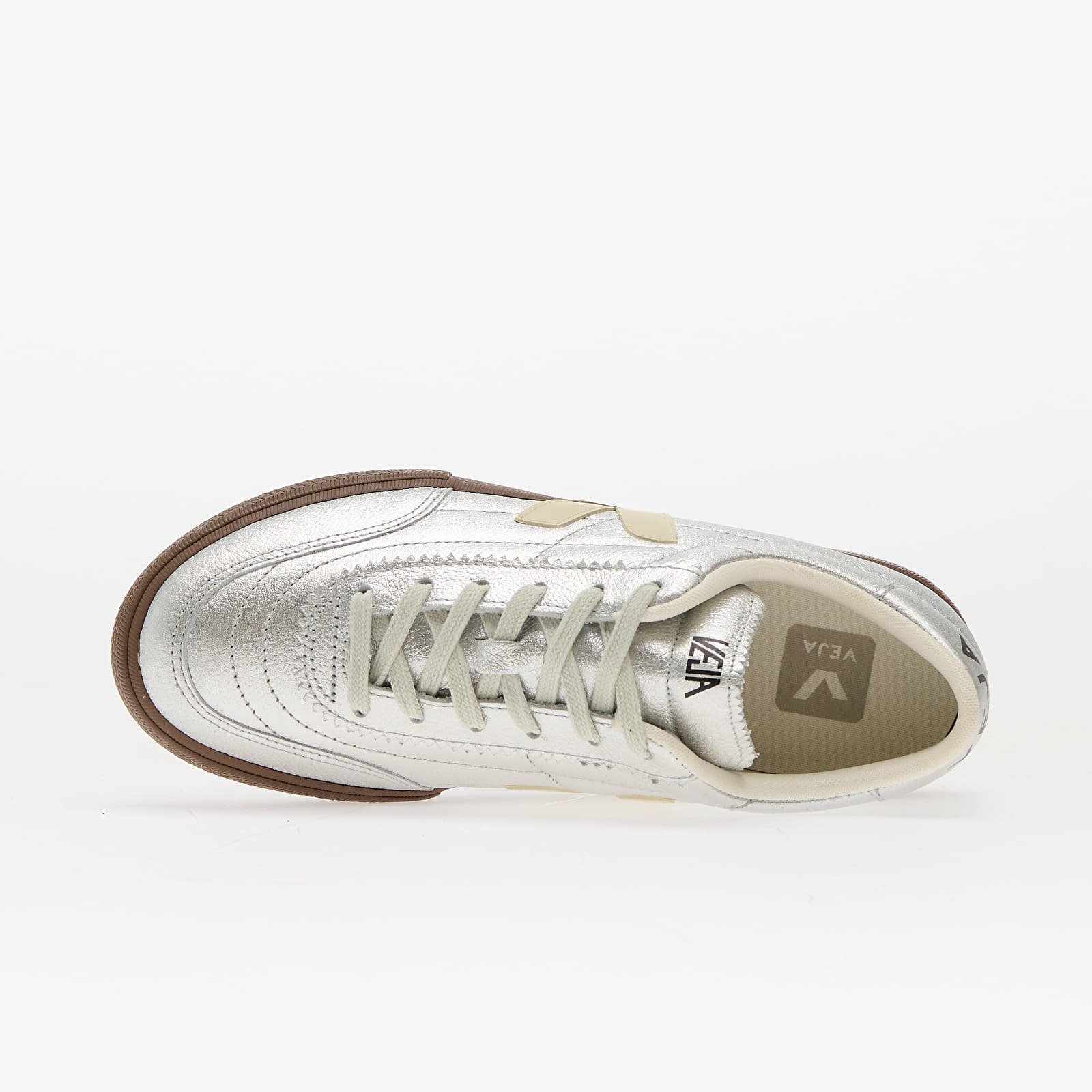 Women's sneakers and shoes Veja W Panenka O.T. Silver_Pierre_Bark