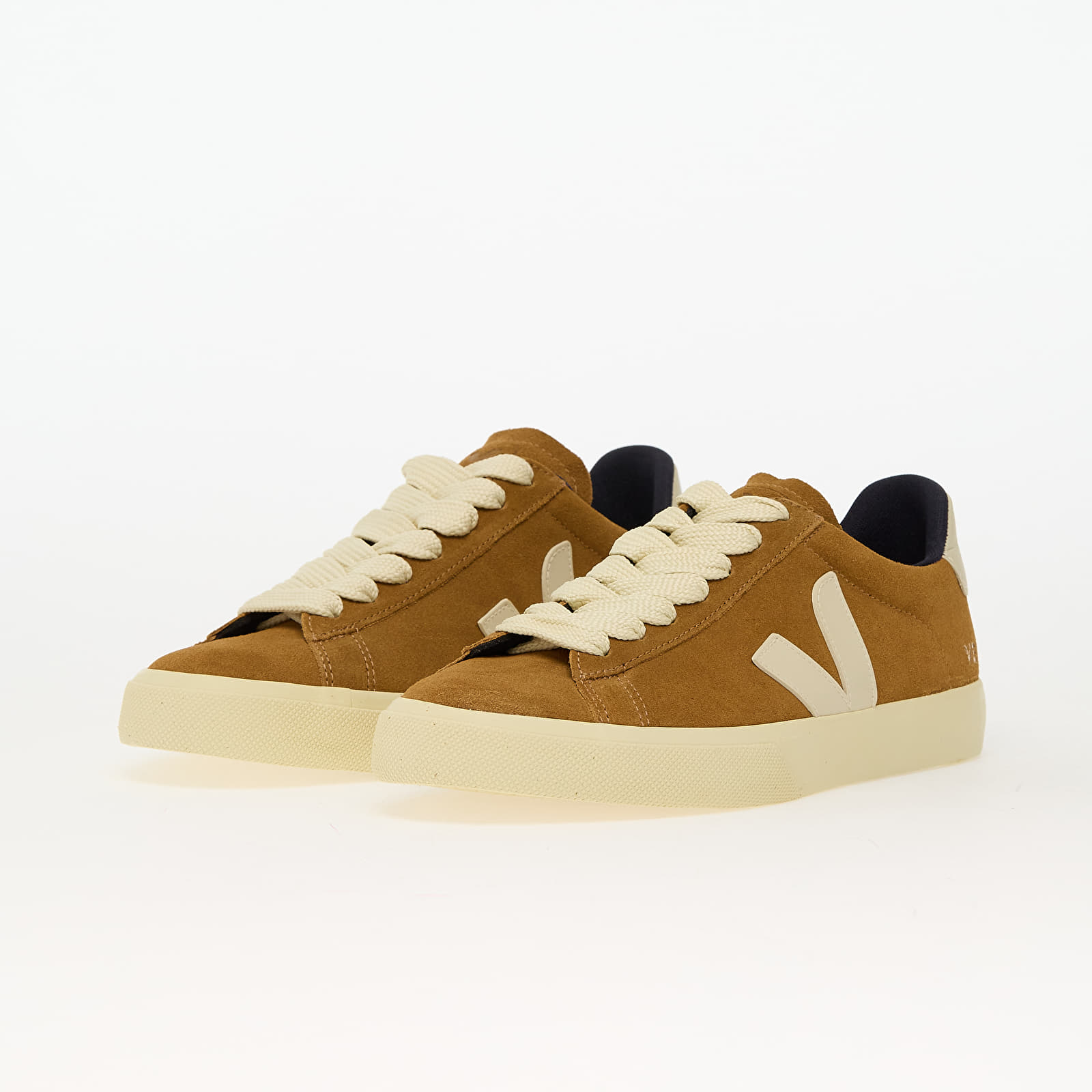 Men's sneakers and shoes Veja Campo Bold Suede Camel_Pierre