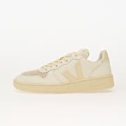Veja V-10 Leather Pure_Calcaire