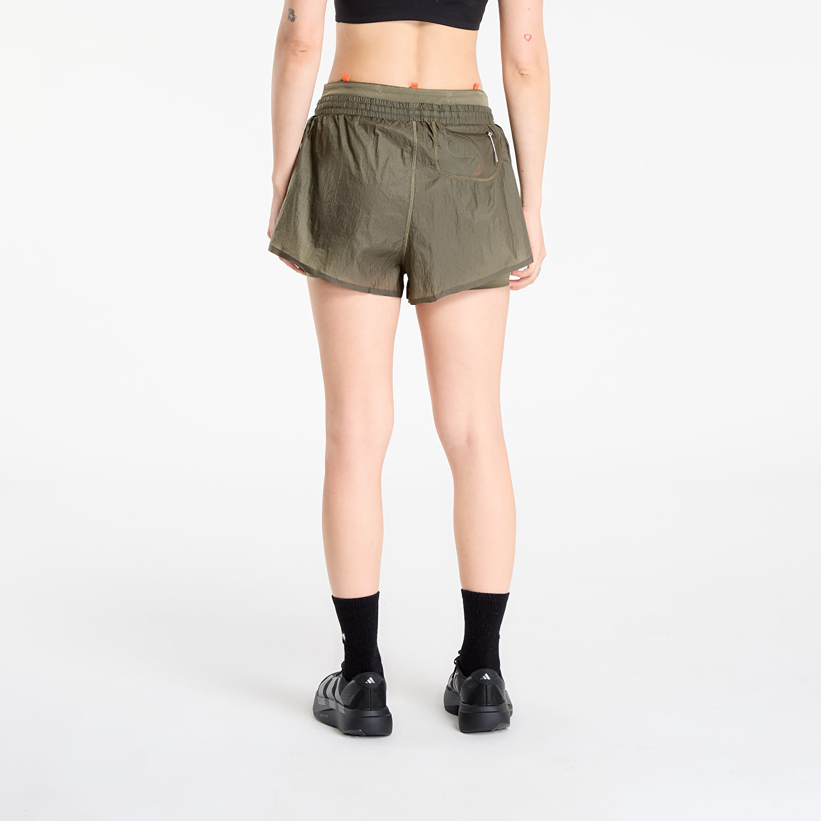 Женские шорты adidas Adi365 H.Koumori Running 2-In-1 Shorts Olive Strata