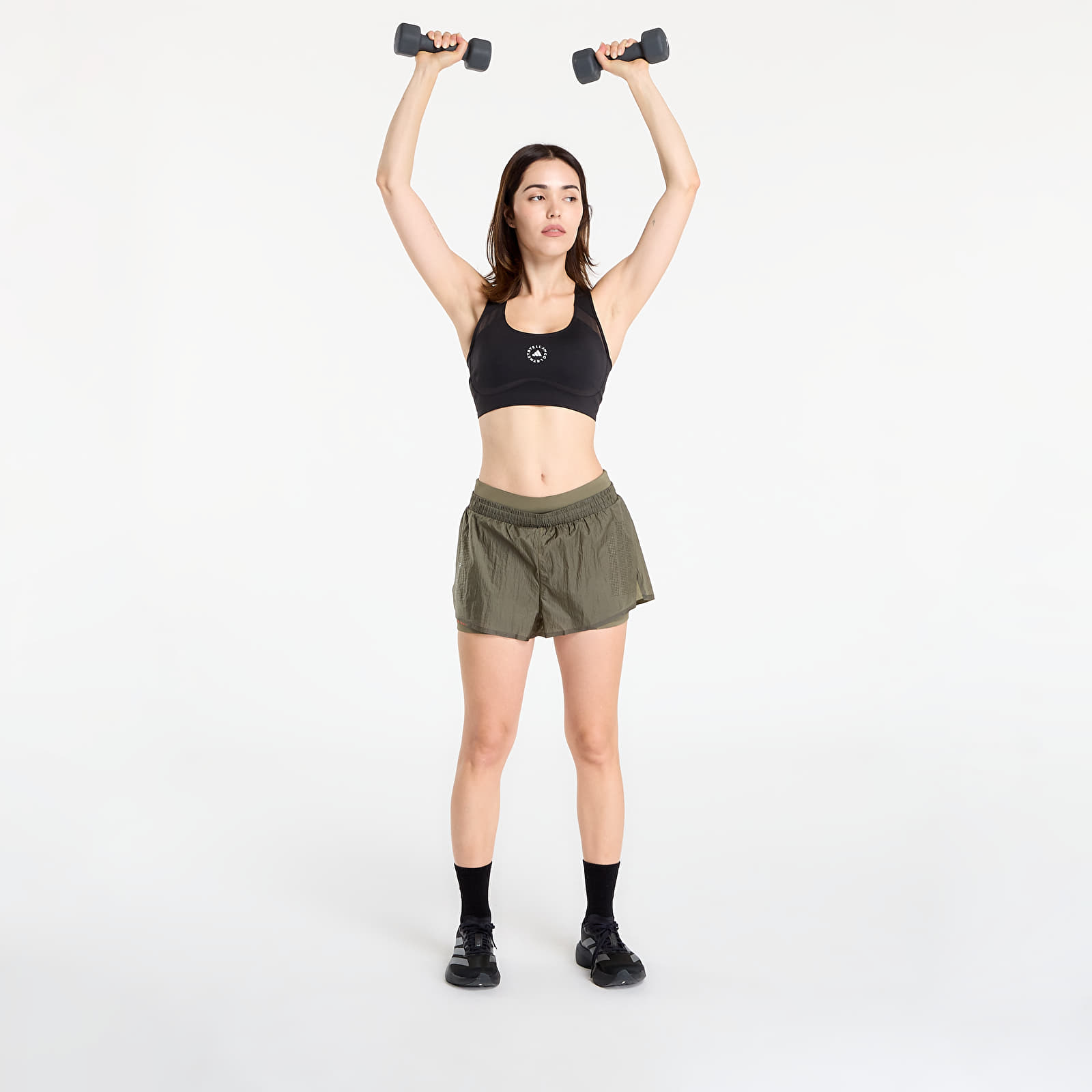 Женские шорты adidas Adi365 H.Koumori Running 2-In-1 Shorts Olive Strata