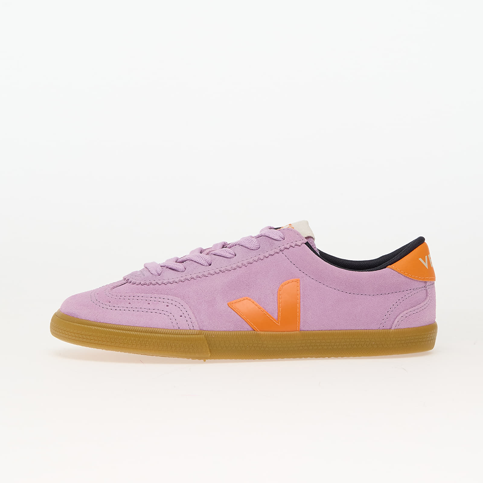 Women's sneakers and shoes Veja W Volley Suede Orchid_Fury_Natural
