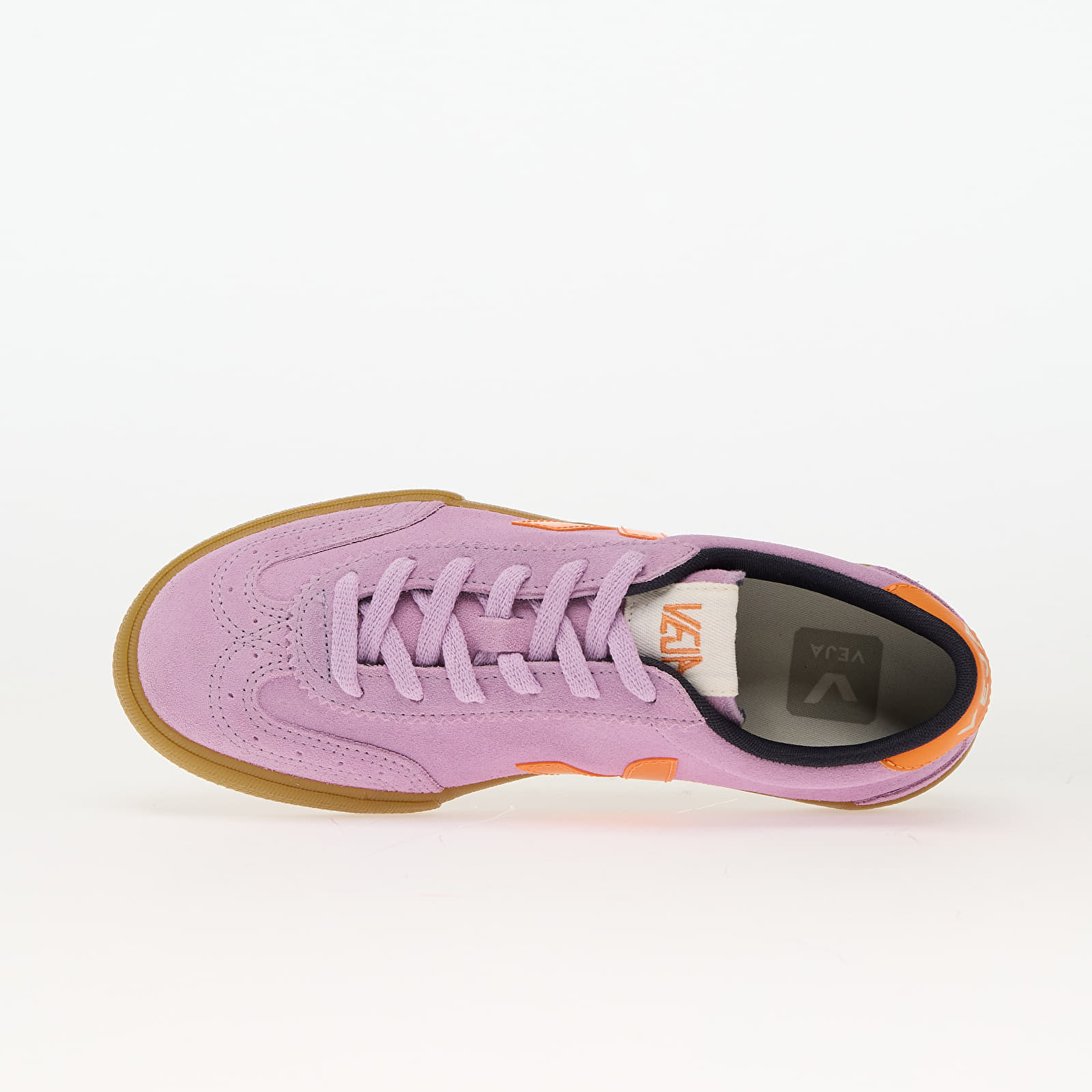 Women's sneakers and shoes Veja W Volley Suede Orchid_Fury_Natural