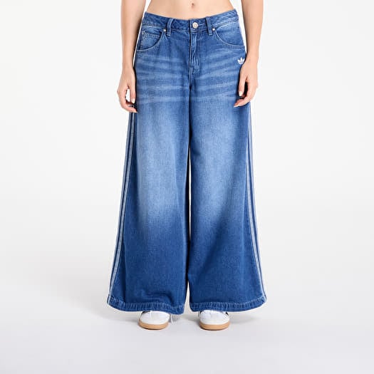 adidas Adicolor Denim Adilenium Wide Pant Indigo Denim