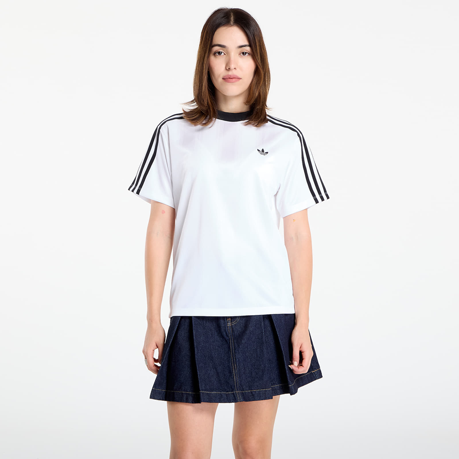 T-shirt adidas Adicolor Football Jacquard T-Shirt White L