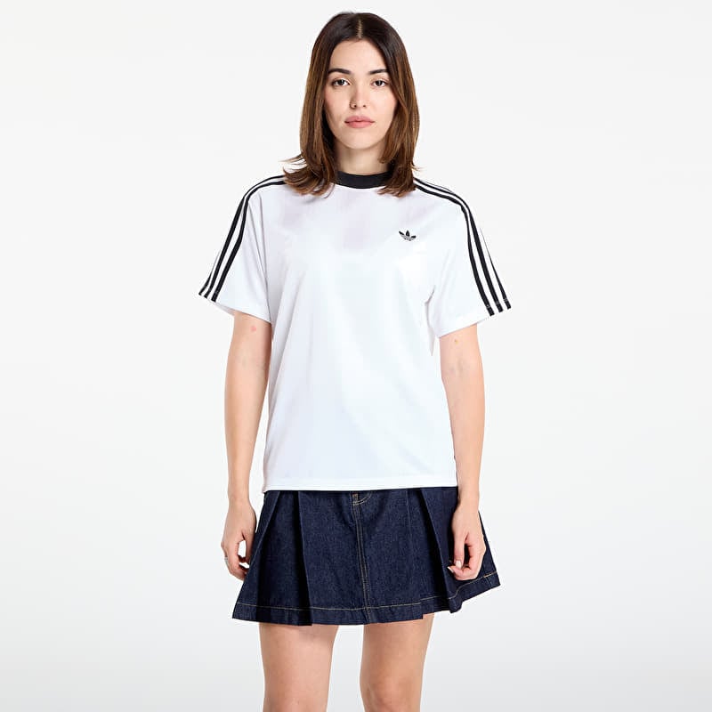 Футболка adidas Adicolor Football Jacquard T-Shirt White