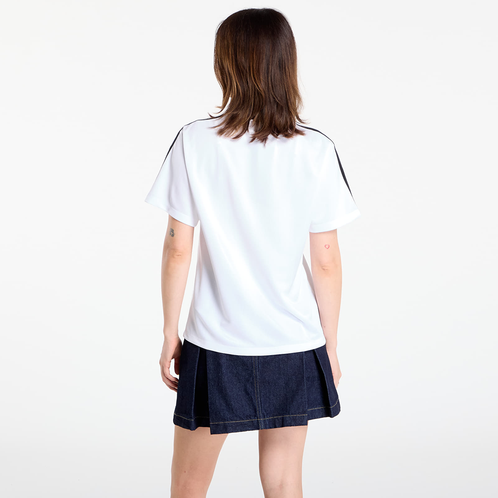 T-Shirts Frau adidas Adicolor Football Jacquard T-Shirt White