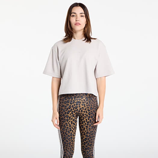 Tričko adidas Yoga Motion Waffle T-Shirt Wonder Alumina