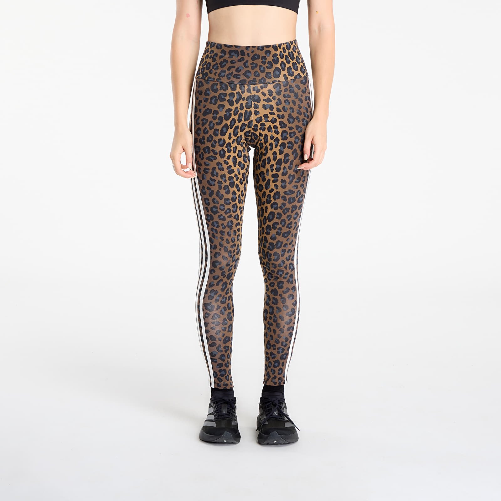 Women's Leggings adidas Leopard 3-Stripes Legging Multicolor