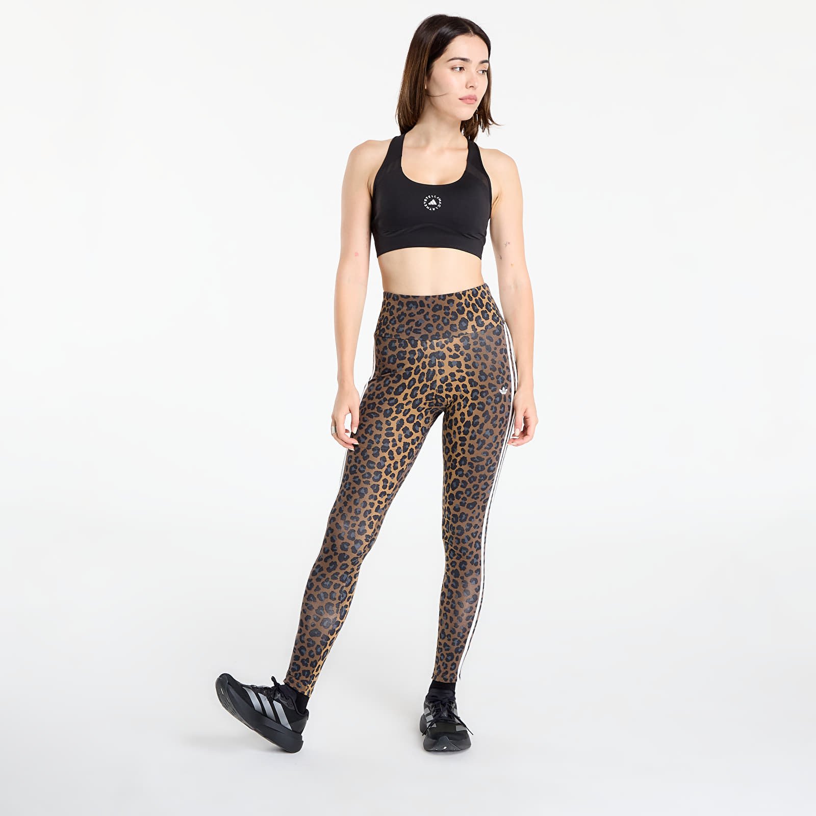 Women's Leggings adidas Leopard 3-Stripes Legging Multicolor