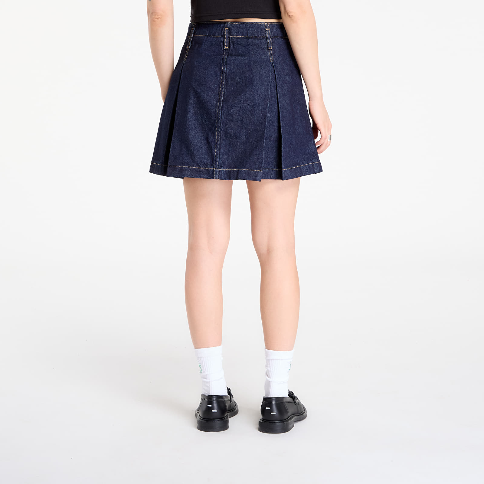 Gonne Calvin Klein Jeans Pleated Denim Skirt Blue