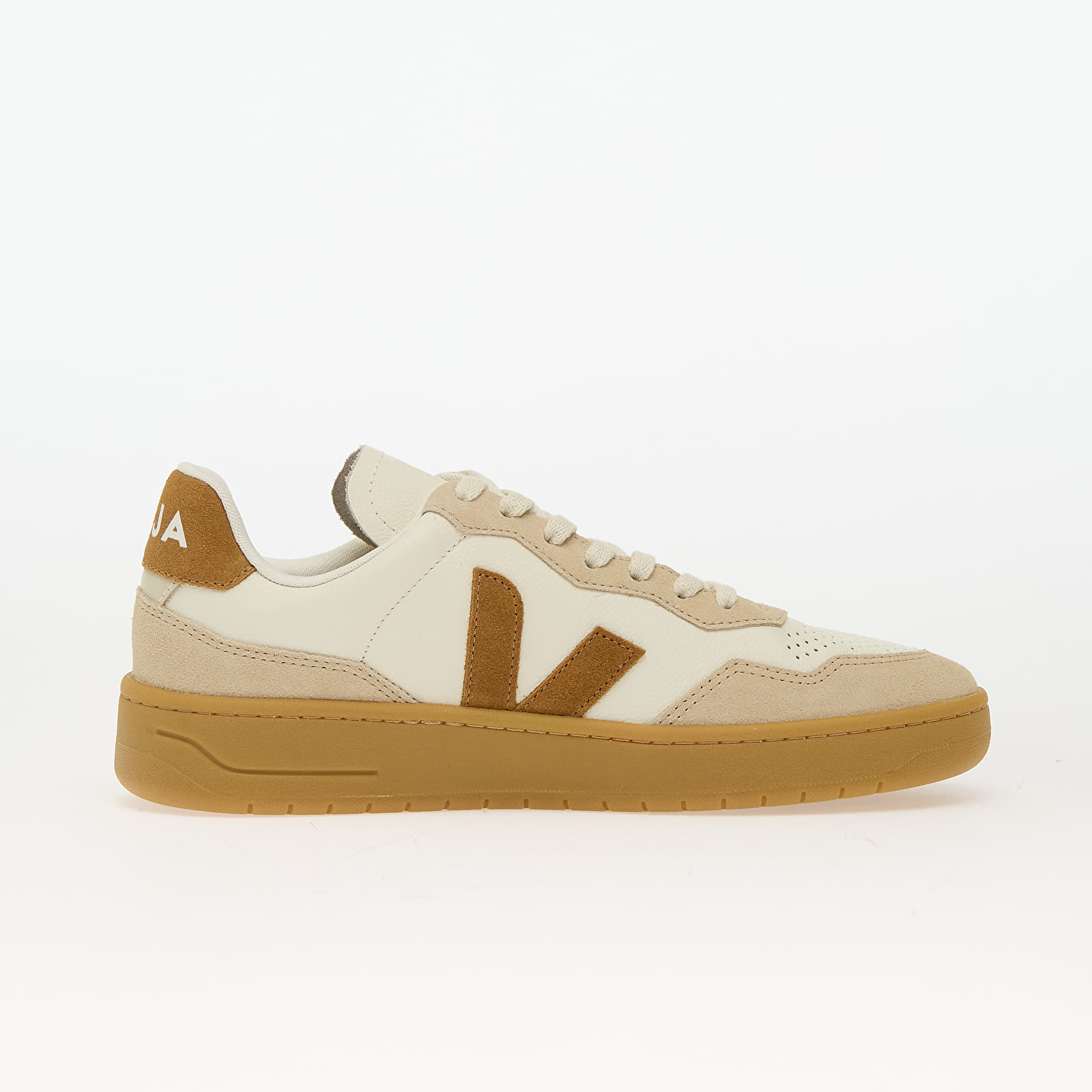 Men's sneakers and shoes Veja V-90 O.T. Pure_Camel_Alm_Natural
