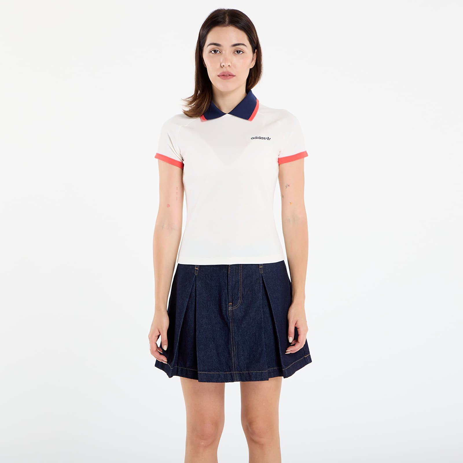 Women's Shirts adidas Polo Shirt Off White