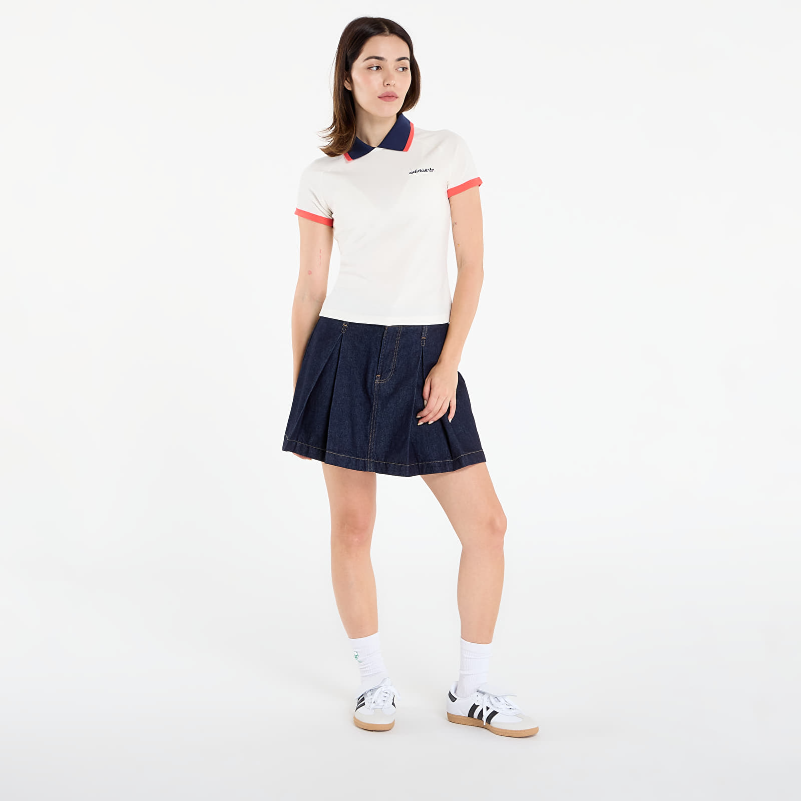 Women's Shirts adidas Polo Shirt Off White