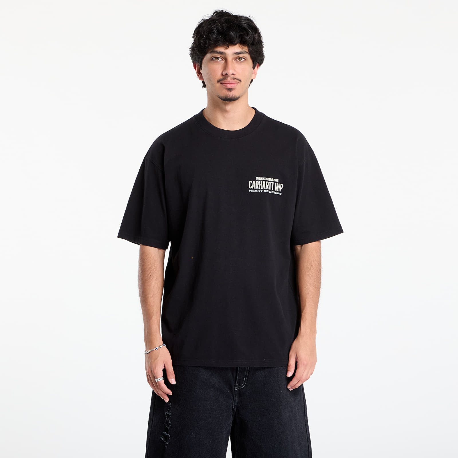 T-shirt Carhartt WIP S/S Arcan T-Shirt Black Heavy Stone Wash M