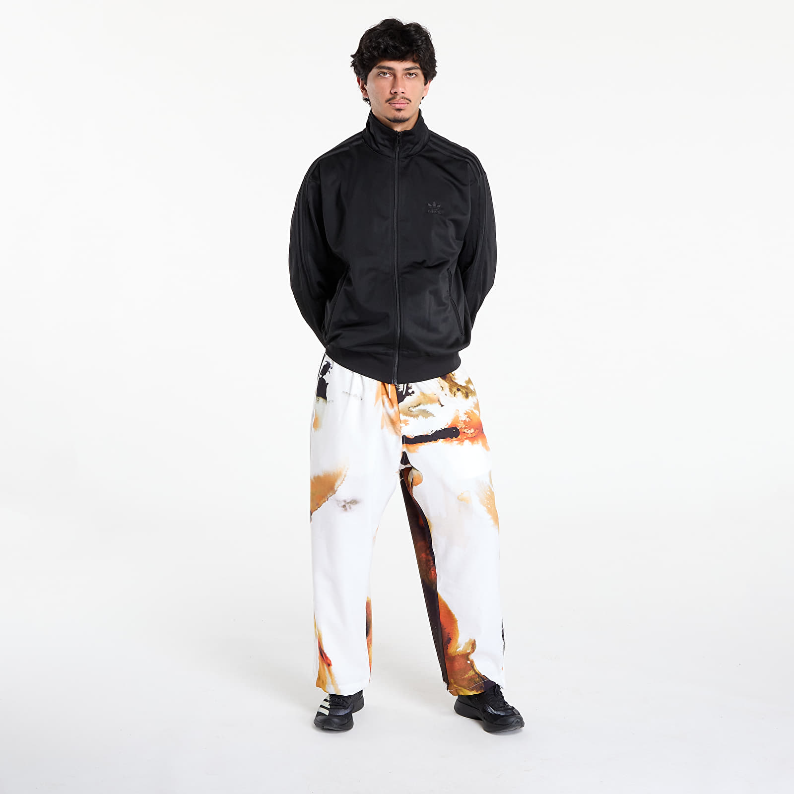 Men's sweatshirts adidas Adicolor Classics Firebird Track Top Black/ Black
