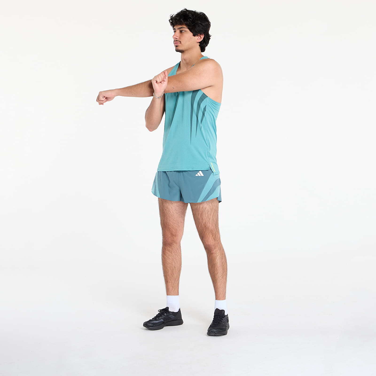 Men's tank tops adidas Adizero Adizero Archive Top Powder Teal