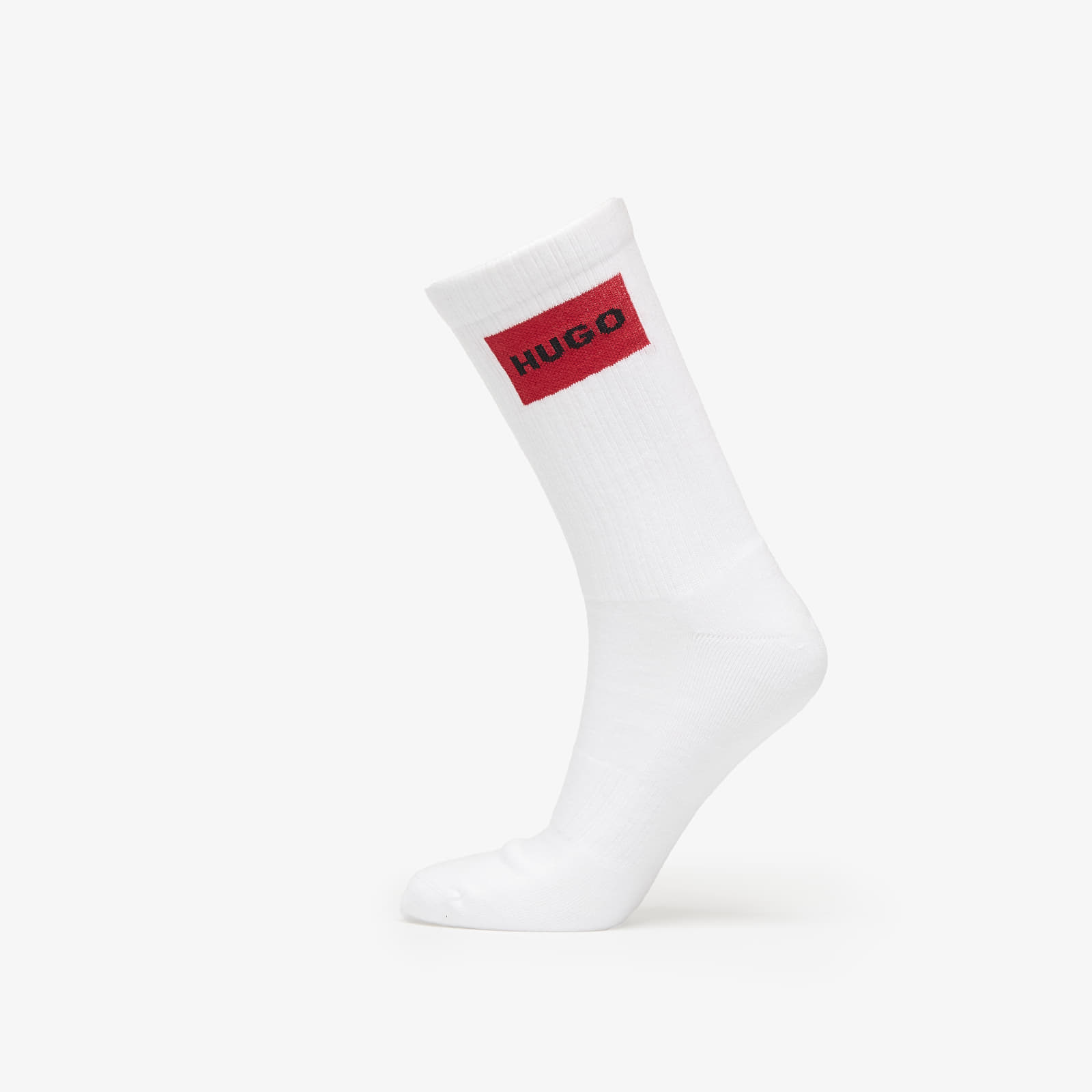 Calcetines de hombre Hugo Boss Men-H-3-Pack Qs Rib Label Cc White