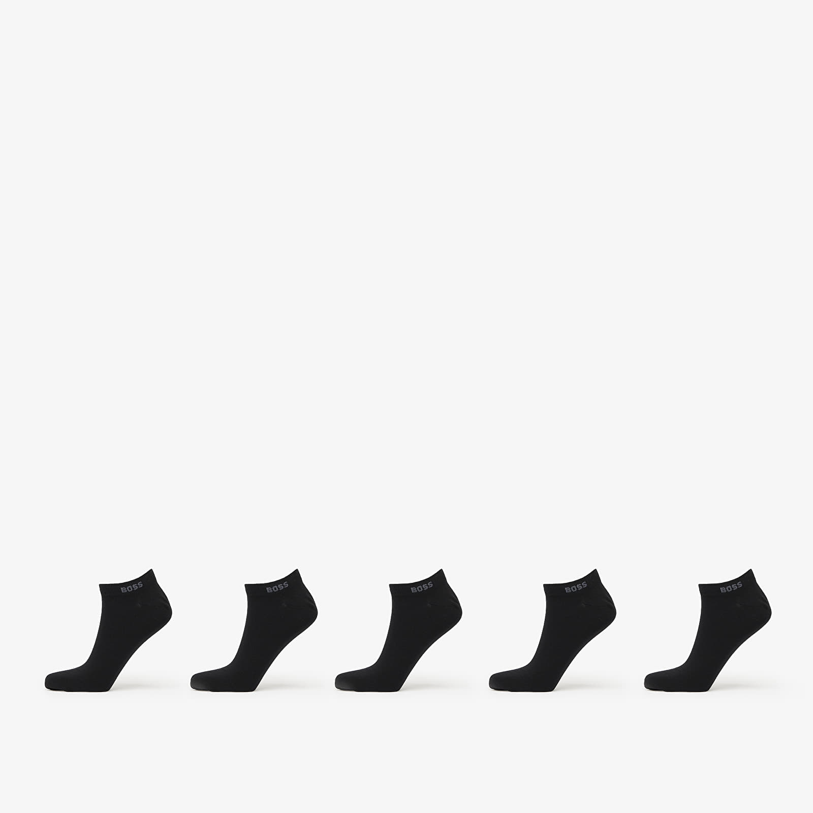 Muške čarape Hugo Boss Men-H-5-Pack As Uni Cc Socks Black