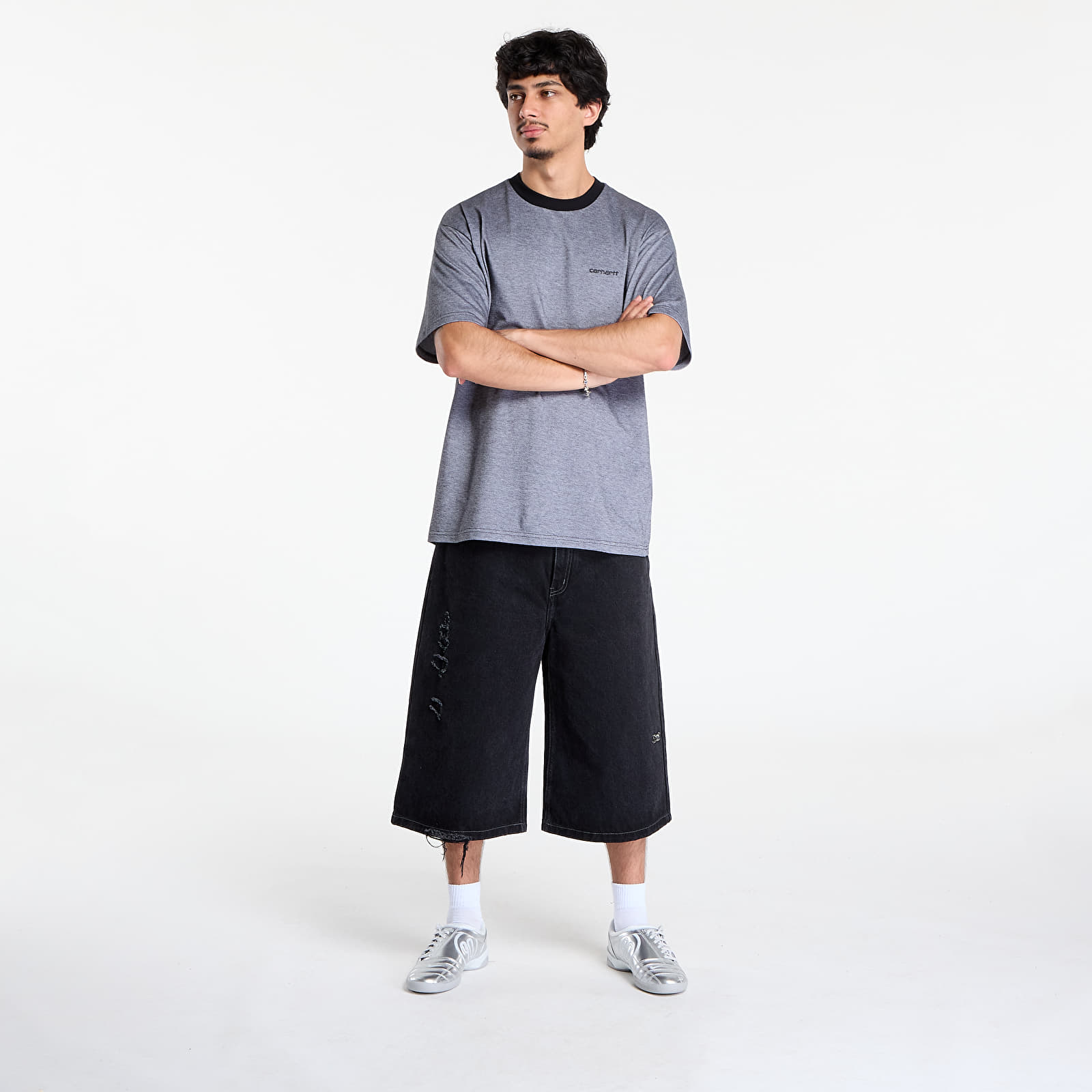 Men's T-shirts Carhartt WIP S/S Piqué T-Shirt UNISEX Black/ White/ Black