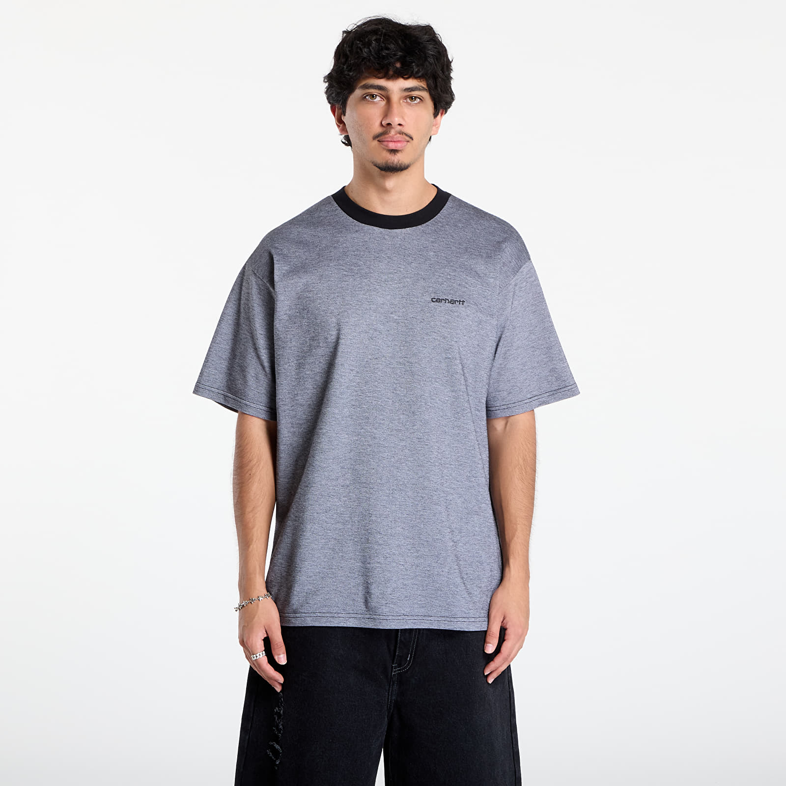 Men's T-shirts Carhartt WIP S/S Piqué T-Shirt UNISEX Black/ White/ Black