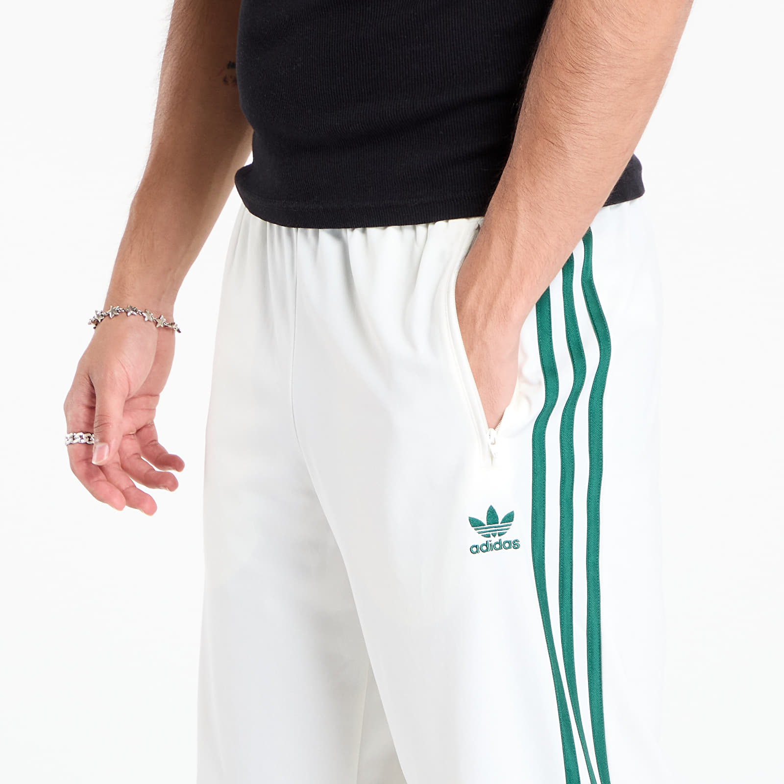Мъжки панталон adidas Adicolor Classics Firebird Track Tracksuit Bottoms Off White