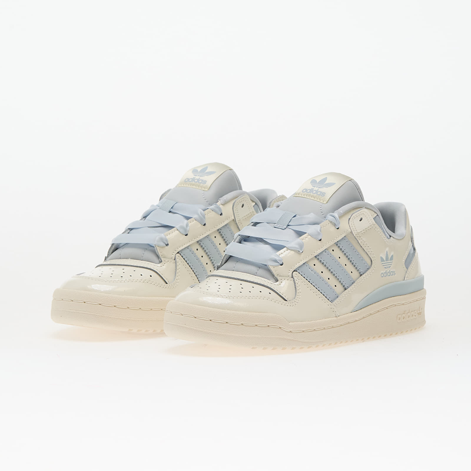 Women's sneakers and shoes adidas Forum Low Cl W Off White/ Halo Blue/ Off White